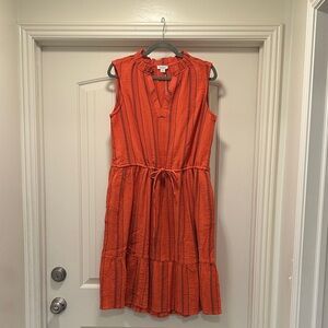 Sundance Vibrant Orange Midi Dress